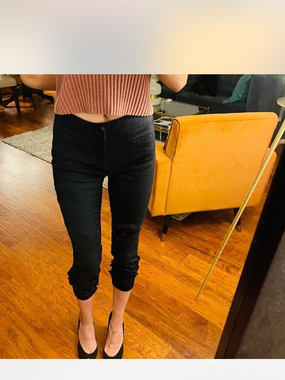Vintage Anthropologie capri pants y2k